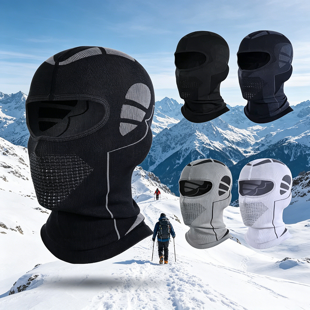 Neck Gaiter Face Cover - Men Women Cold-Proof Thermal Scarf Winter