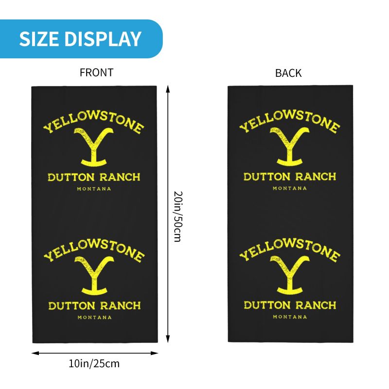Yellowstone Dutton Ranch Print – обзор и цена Neck Gaiter Face Cover