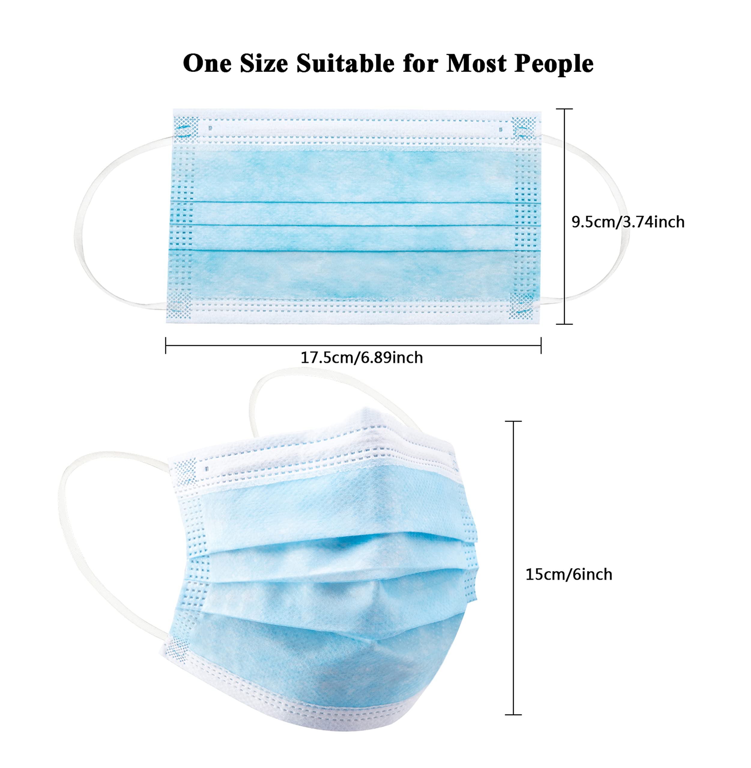 50/100Pcs Disposable Mask for  – обзор и цена Disposable Mask Blue