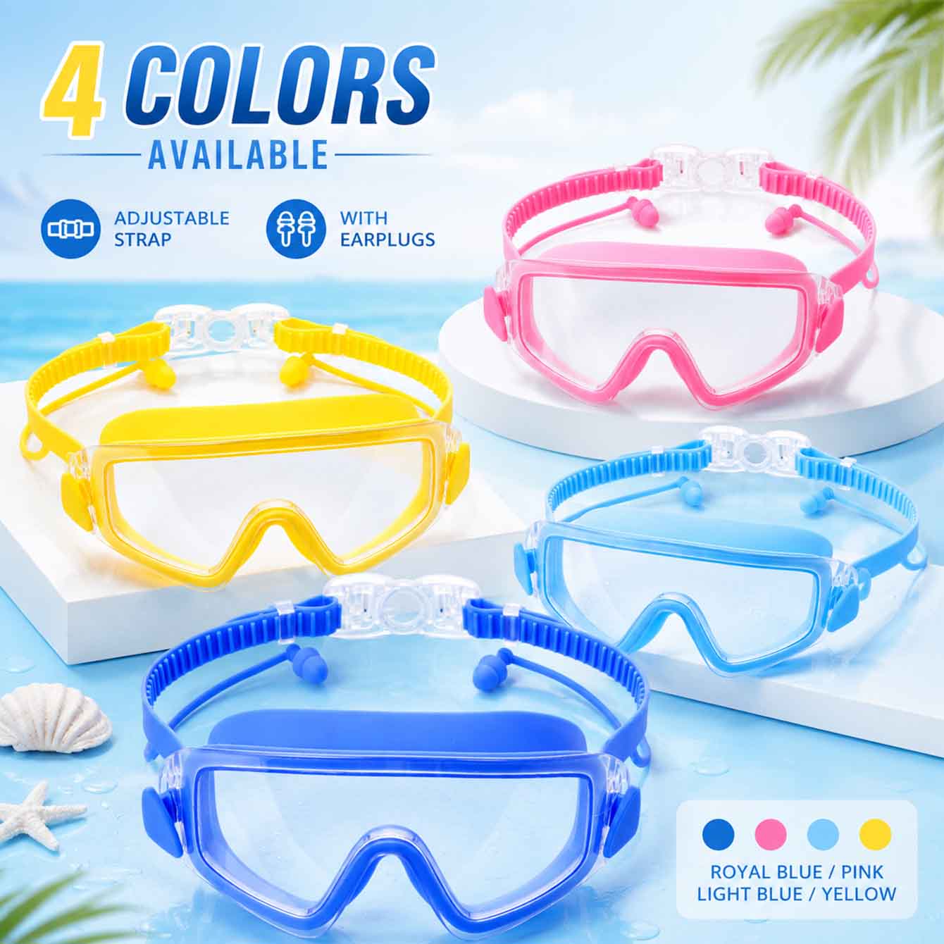 1PC Swim Goggles Snorkel Divin – обзор и цена Anti Pollution Mask