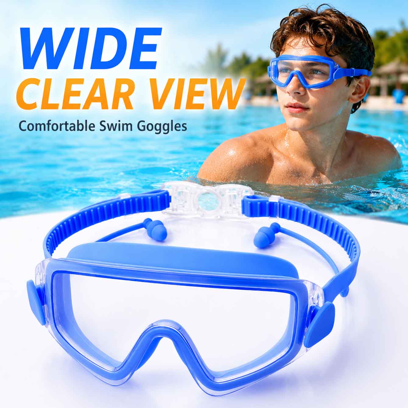 1PC Swim Goggles Snorkel Divin – обзор и цена Anti Pollution Mask