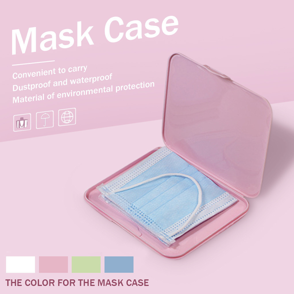 Pink Mask Cover Green Box Mask – обзор и цена Face Mask Storage Box
