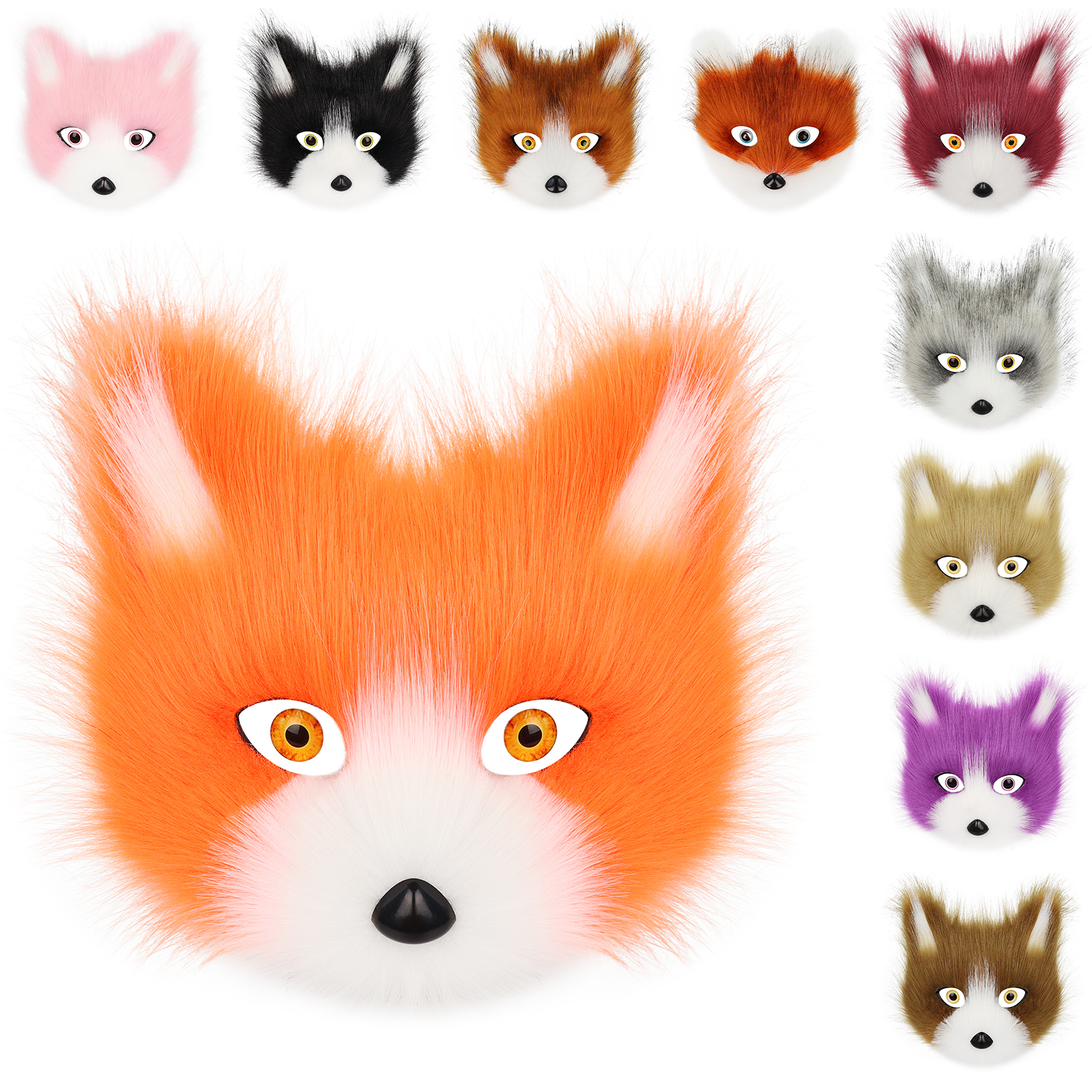 Plush Animal Fox Wolf Mask Plu – обзор и цена Respirator Half Face
