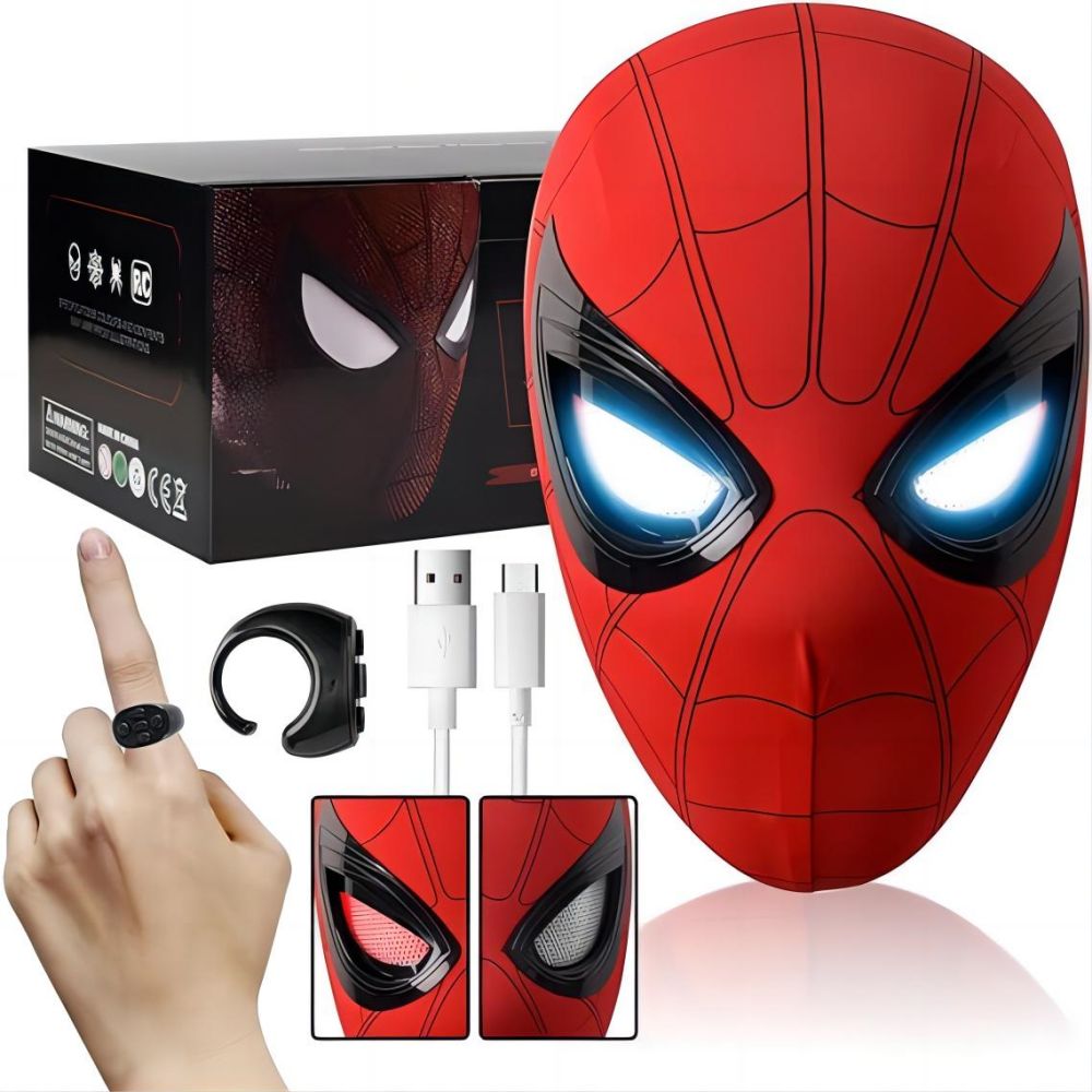 Movie Spidey Mask Eyes Glowing – обзор и цена Kids Face Mask