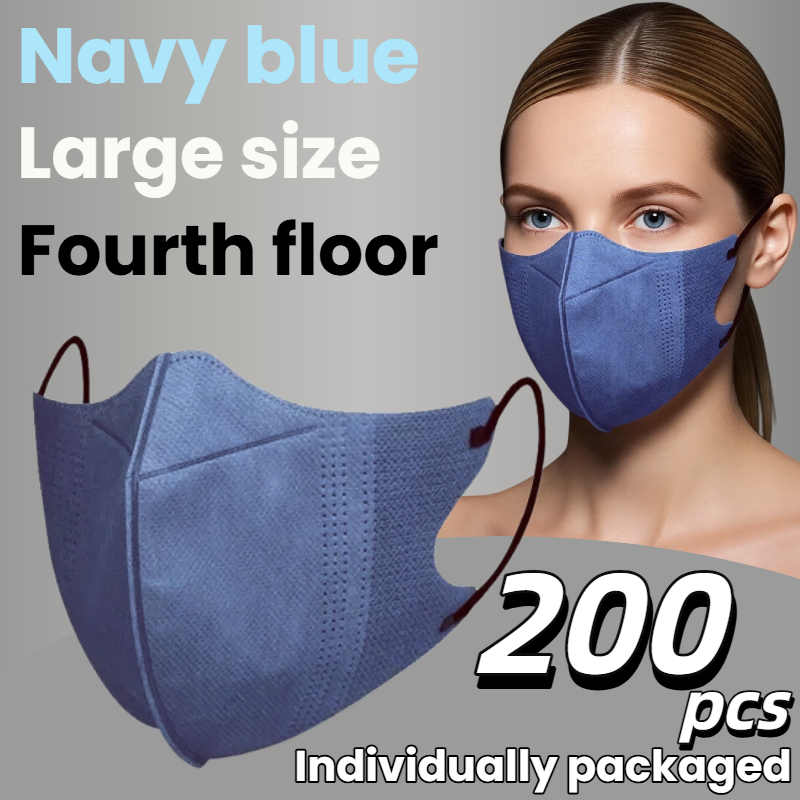 200Pcs/3D Three-Dimensional Da – обзор и цена Disposable Mask Blue