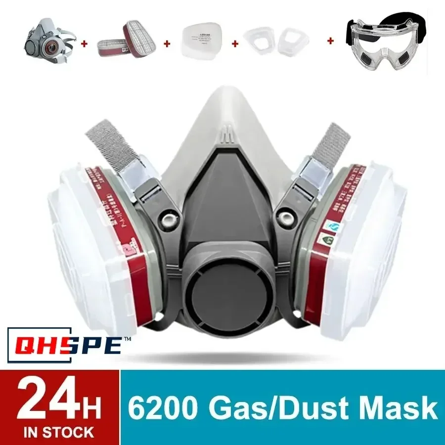 Original 6200 Respirator Reusa – обзор и цена Dust Mask Construction