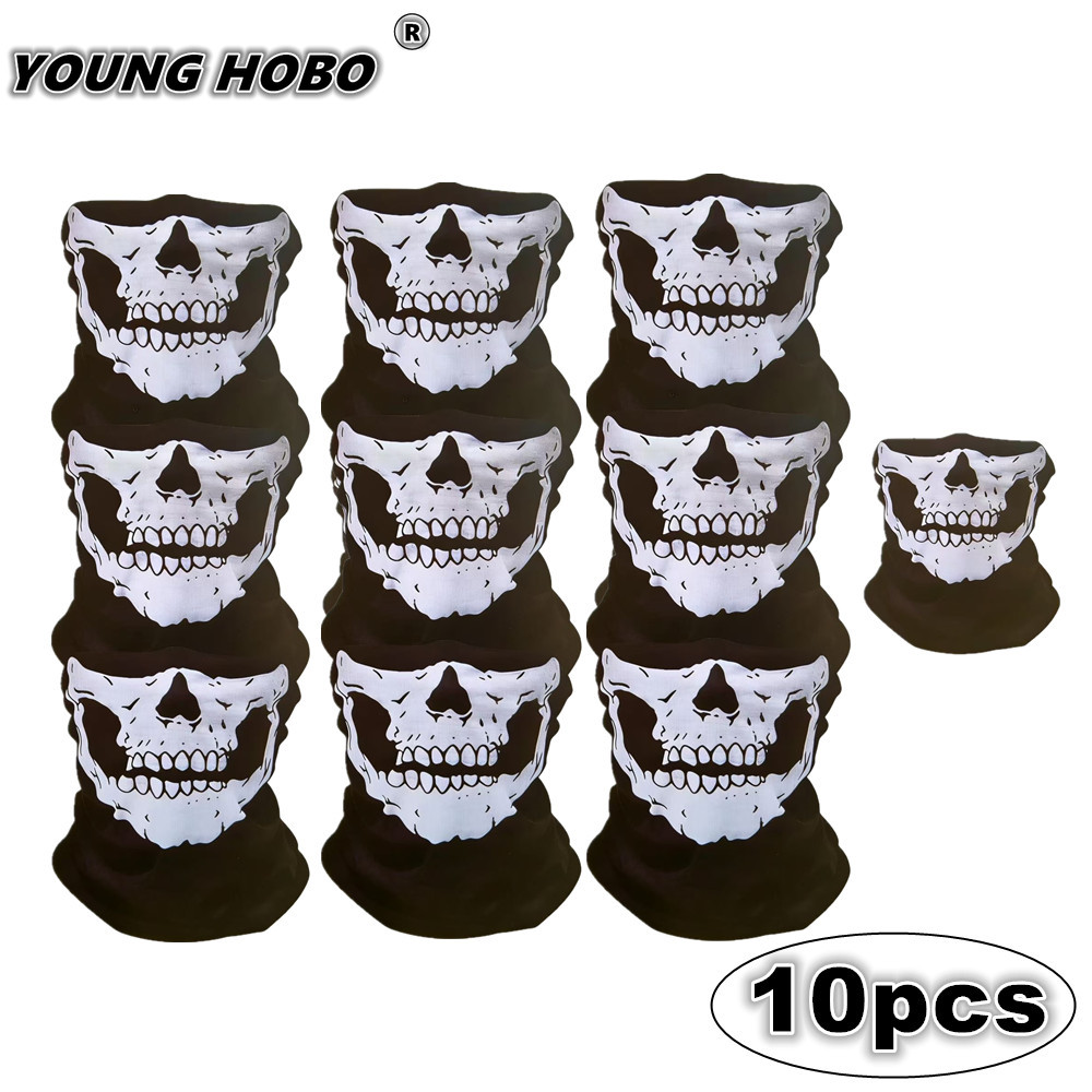 10pcs Skull Seamless Windproof – обзор и цена Sports Mask Breathable