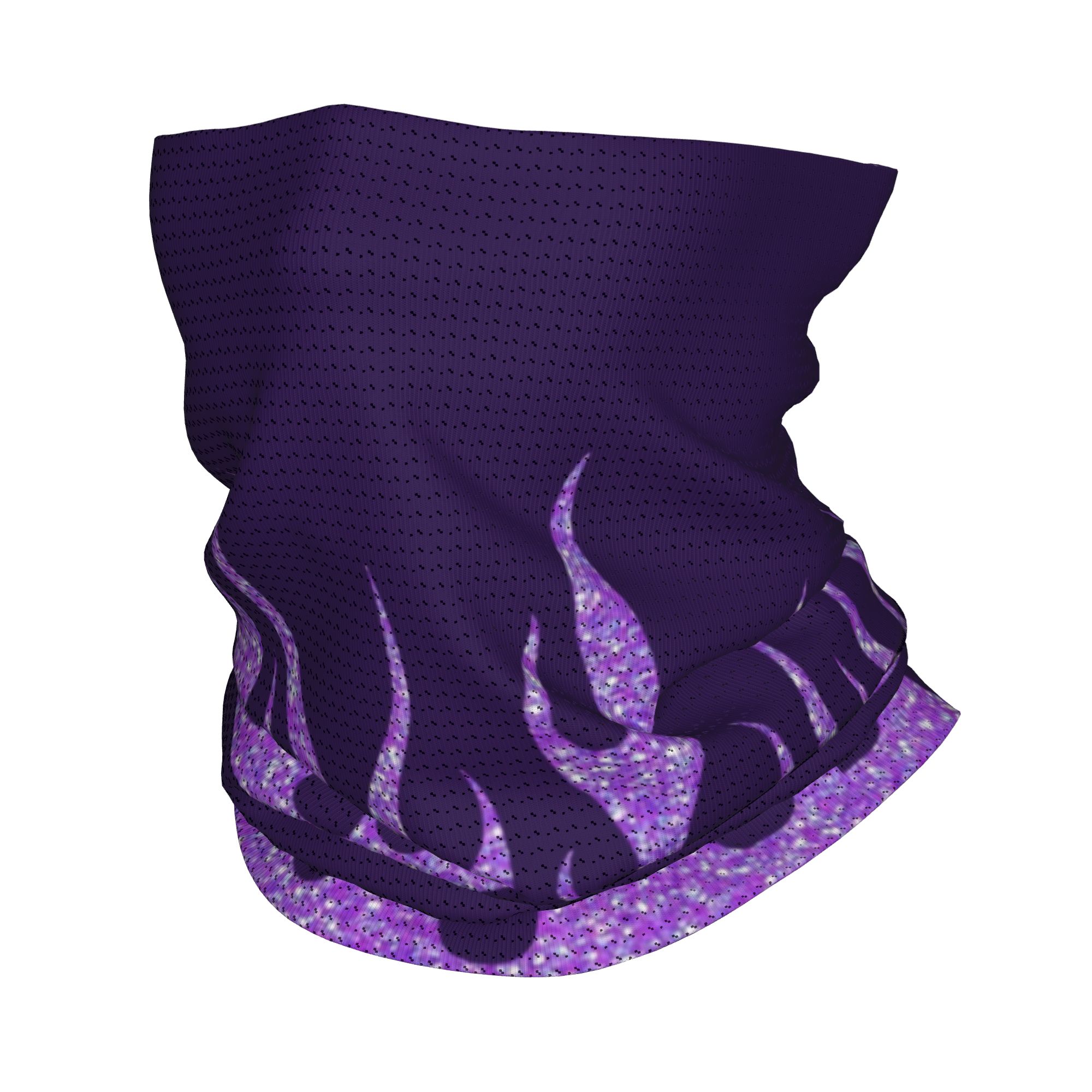 Custom Purple Glitter Flames B – обзор и цена Neck Gaiter Face Cover