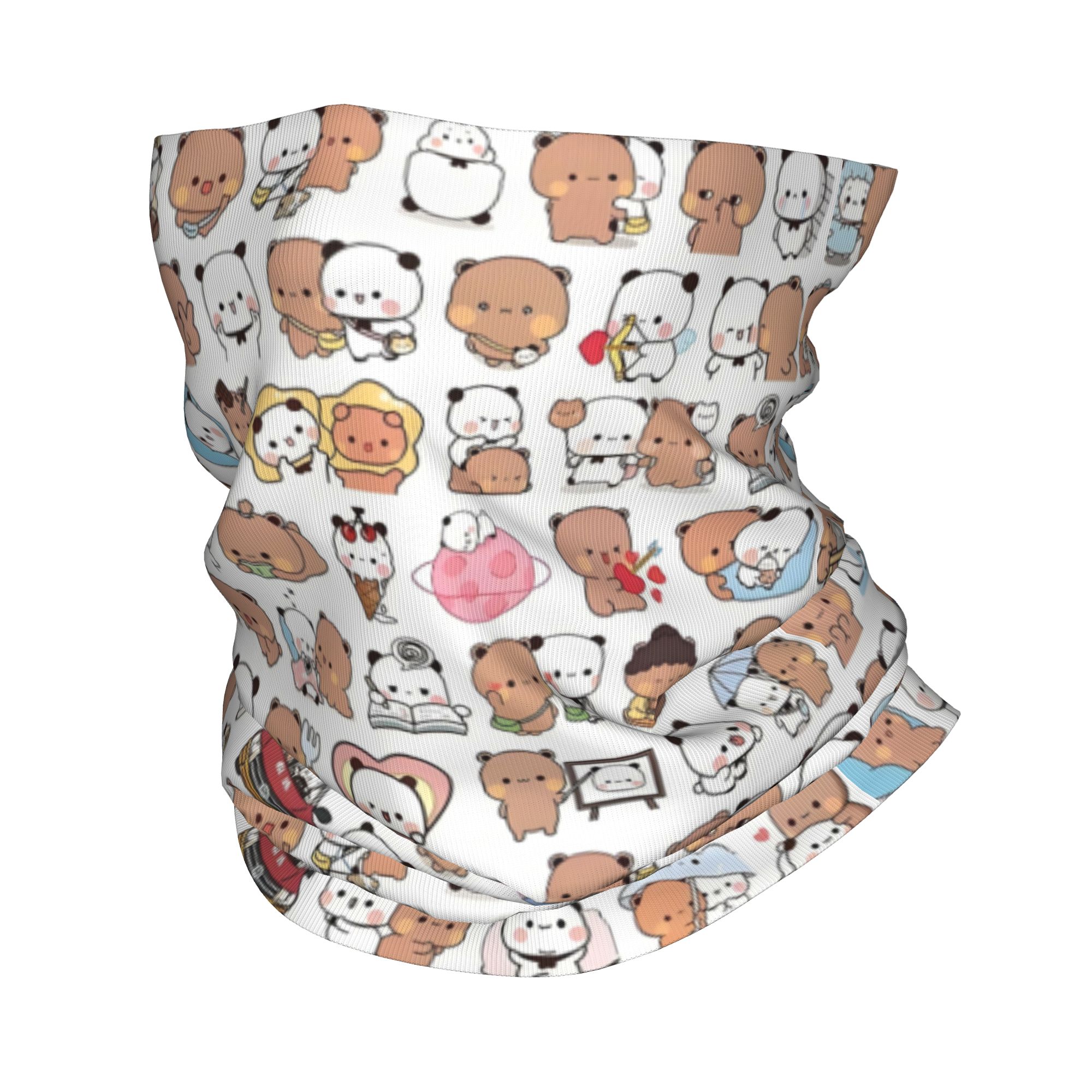 Custom Bear Cartoon Peach And  – обзор и цена Neck Gaiter Face Cover