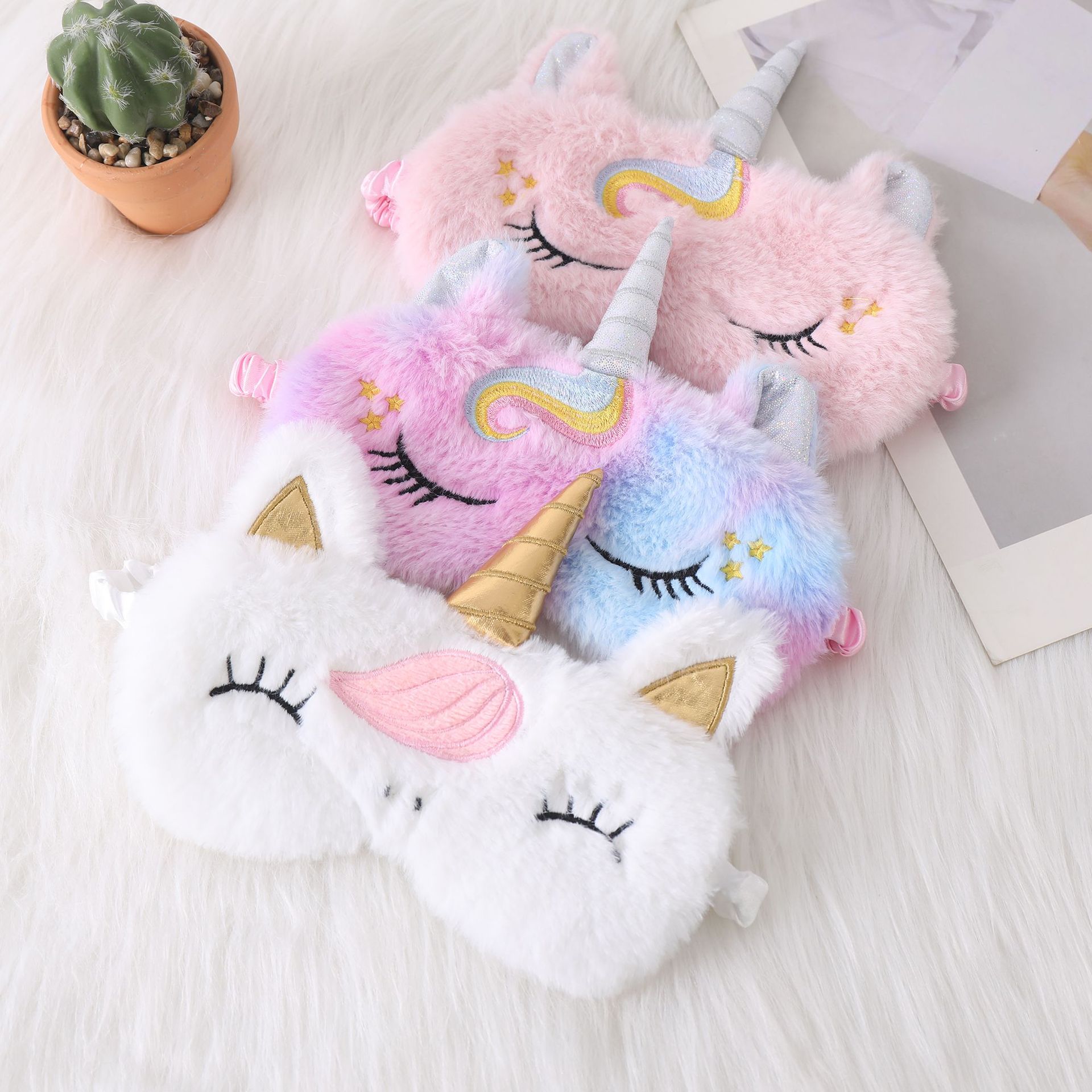 Soft Plush Sleeping Eye Masks  – обзор и цена Kids Face Mask