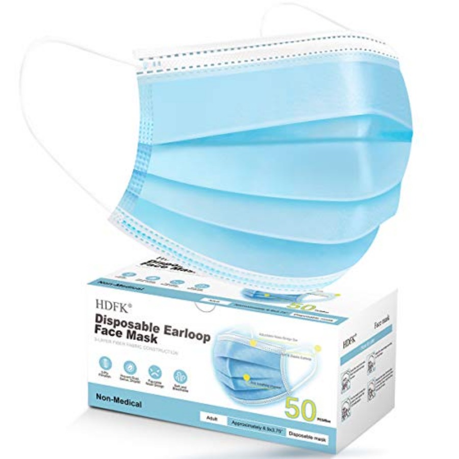 Face Mask Disposable Adults 3P – обзор и цена Disposable Mask Blue