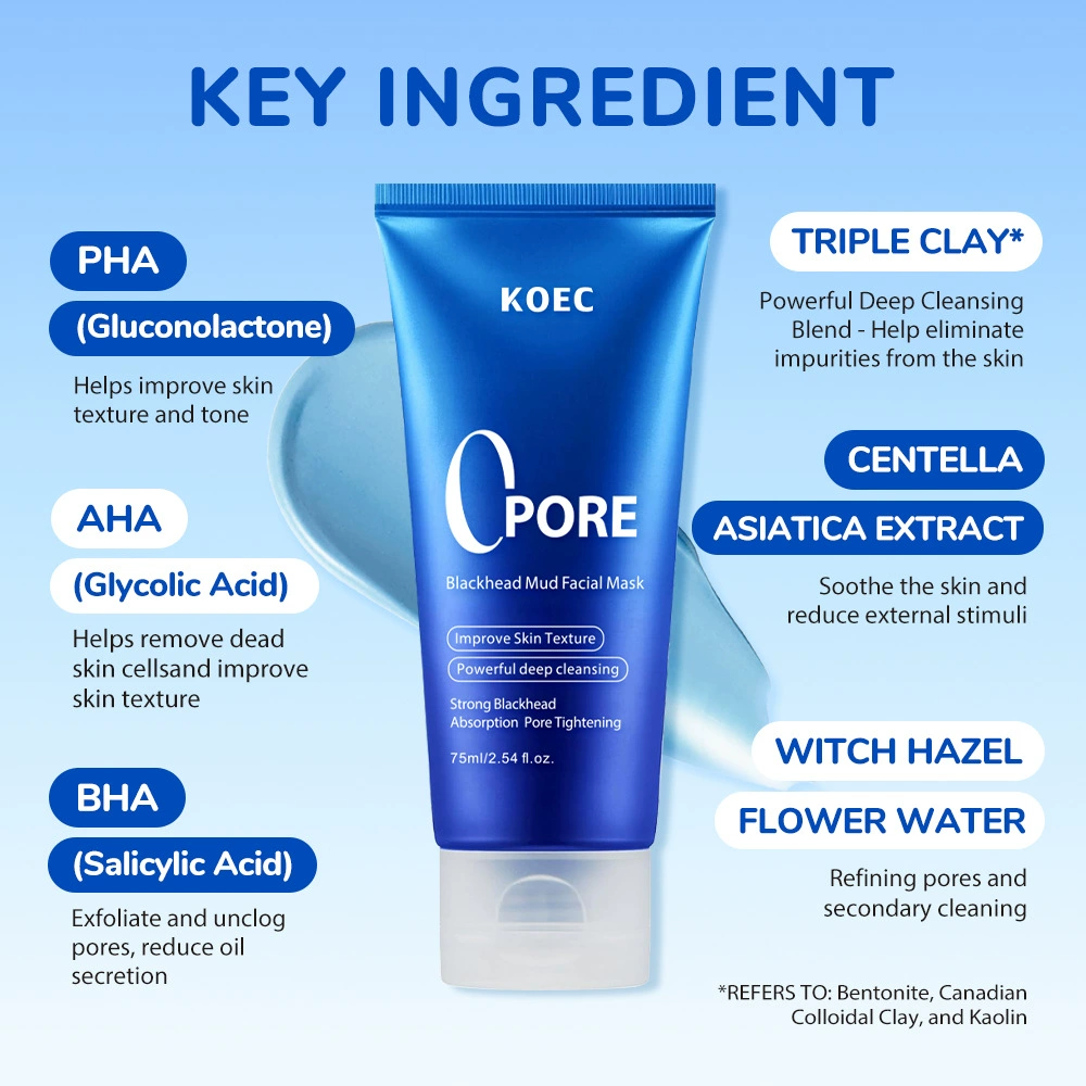 75ml KOEC Zero Pore Blackhead  – обзор и цена Dust Mask Construction