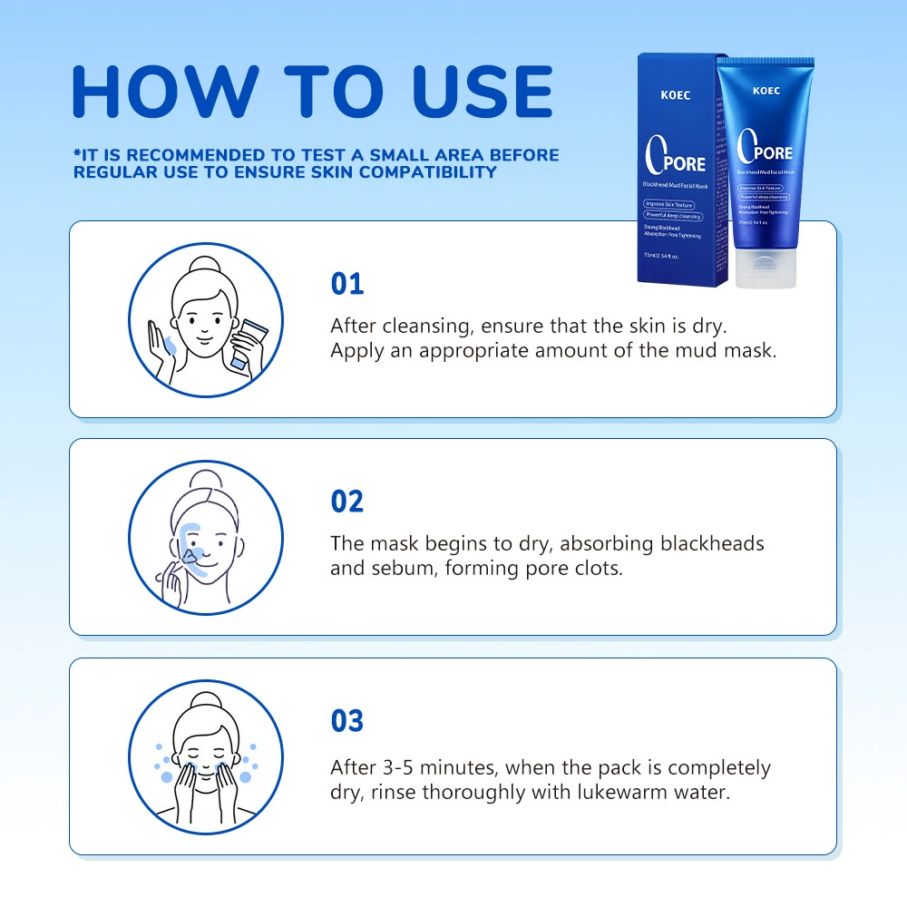 75ml KOEC Zero Pore Blackhead  – обзор и цена Dust Mask Construction
