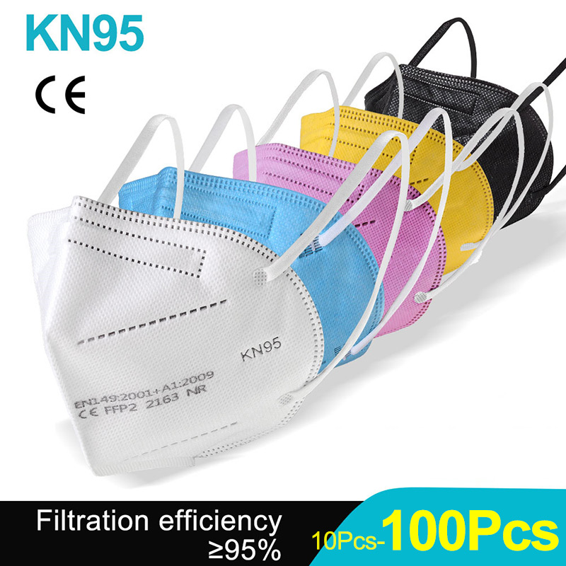 10-100Pcs FFP2 Masks KN95 Masc – обзор и цена Kn95 Respirator Mask