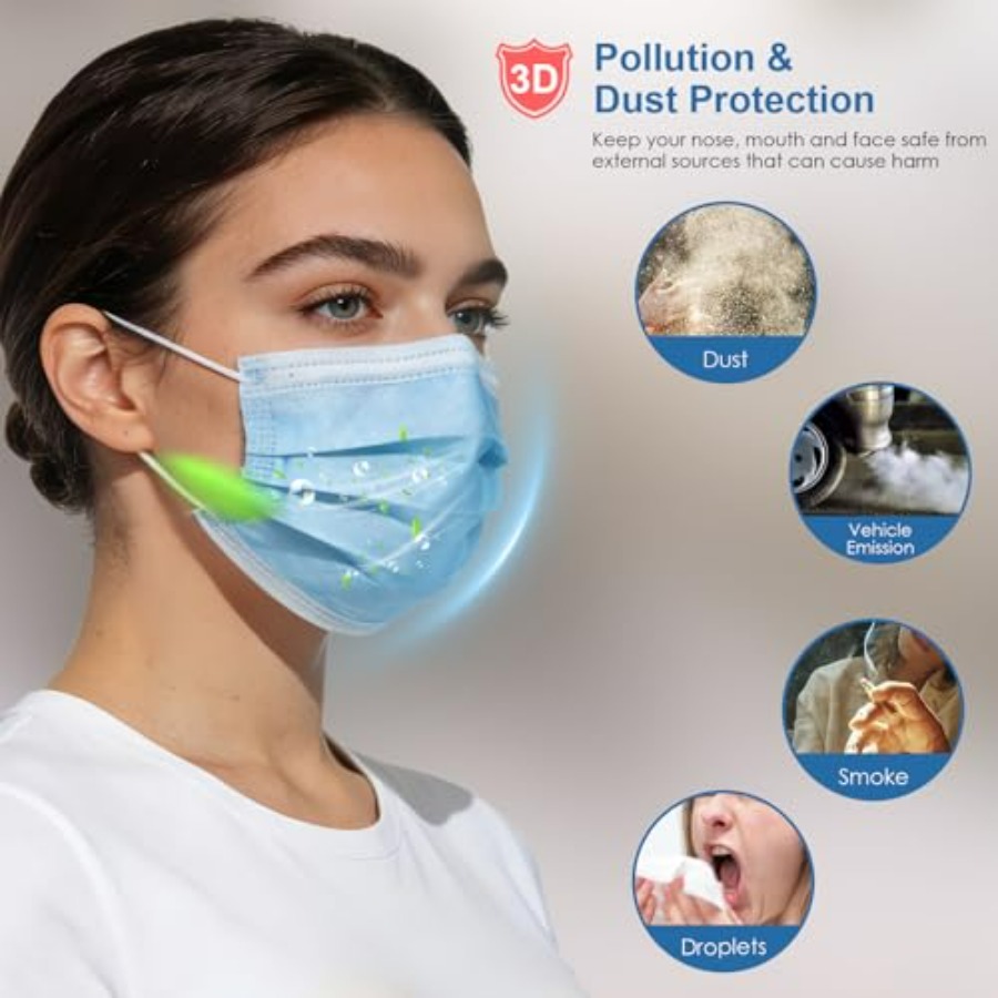 Blue Disposable Face Masks 100 – обзор и цена Disposable Mask Blue