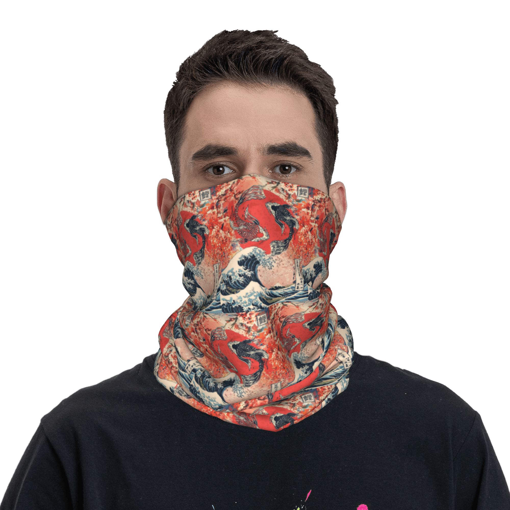 Koi Fish and Great Wave off Ka – обзор и цена Sports Mask Breathable