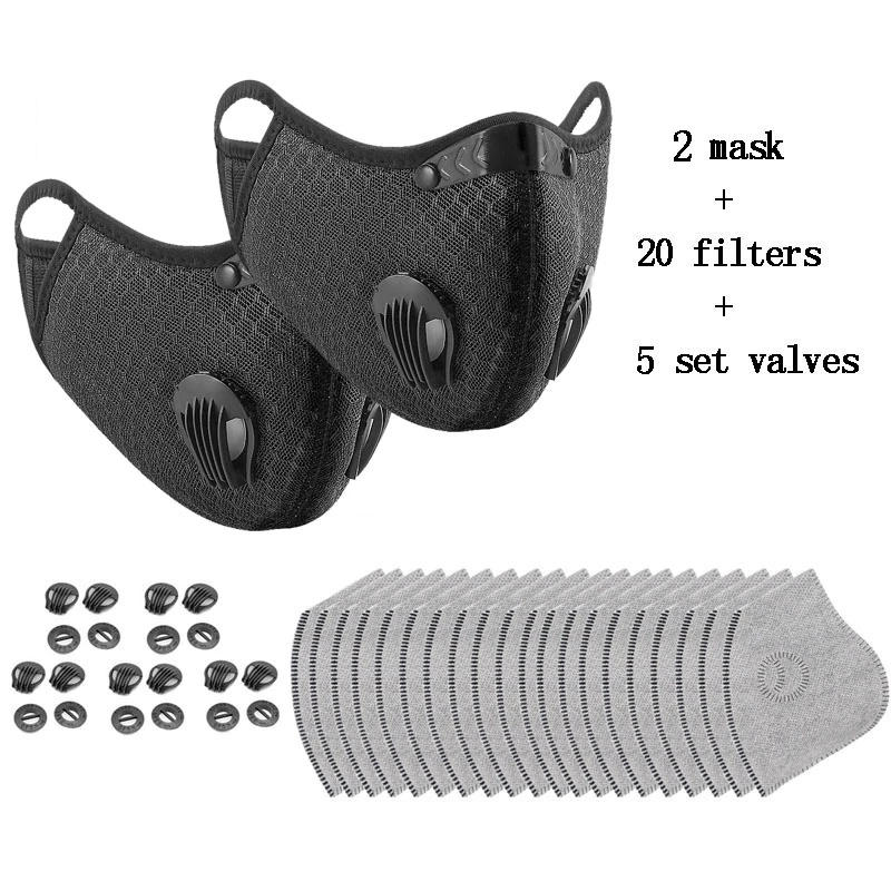 Cycling Face Mask with Filter  – обзор и цена Dust Mask Construction