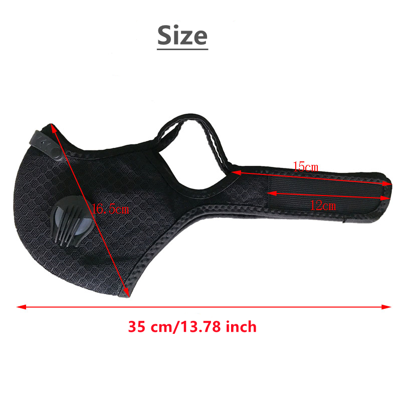 Cycling Face Mask with Filter  – обзор и цена Dust Mask Construction