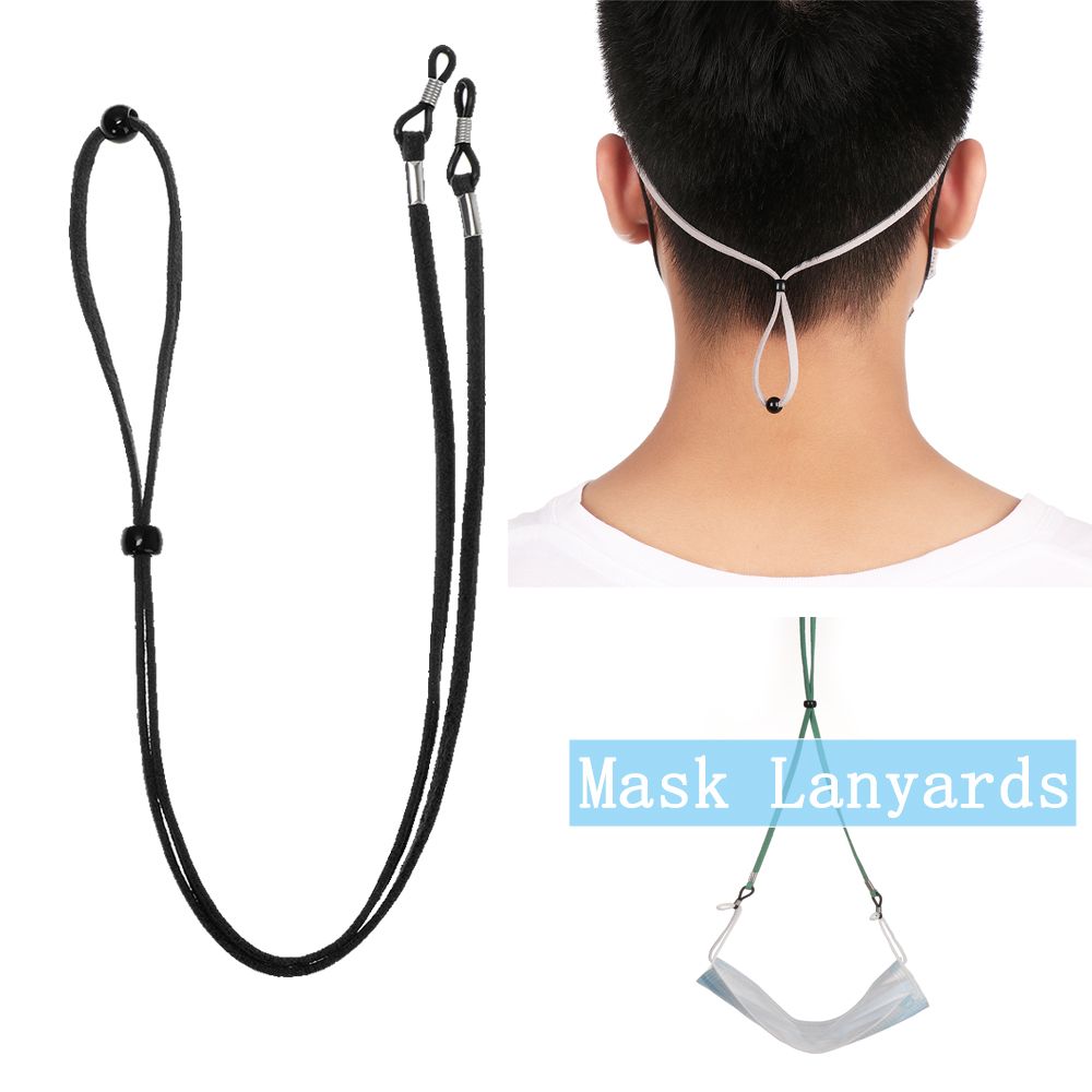 Adjustable Non-slip Leather Fa – обзор и цена Mask Lanyard Adjustable