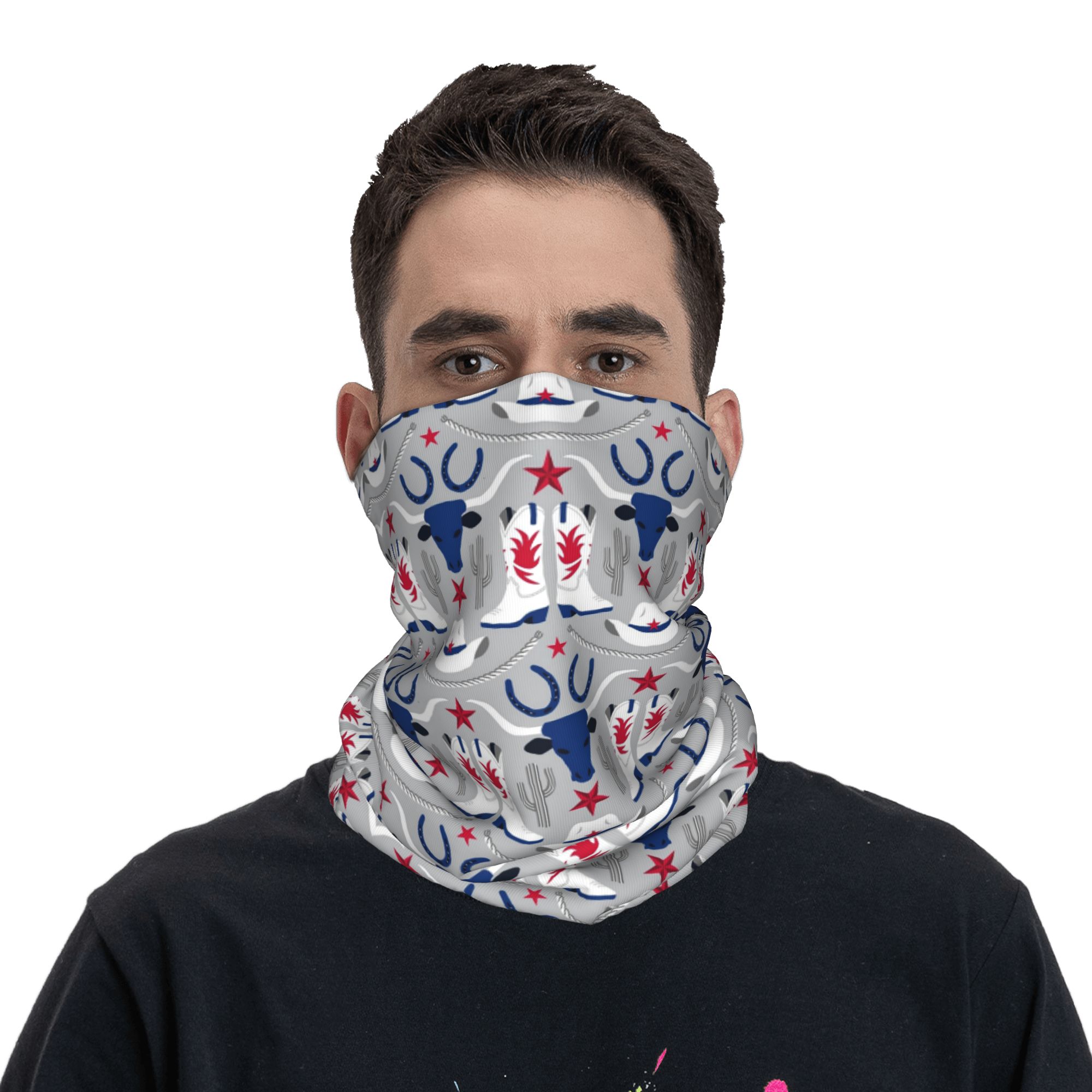 Old Wild West Cowboy Bandana N – обзор и цена Sports Mask Breathable