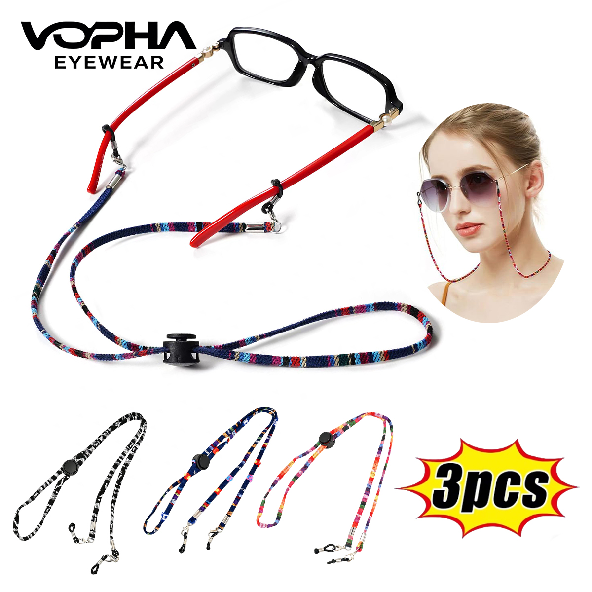 2-in-1 Sunglasses Holder / Mas – обзор и цена Mask Chain Holder