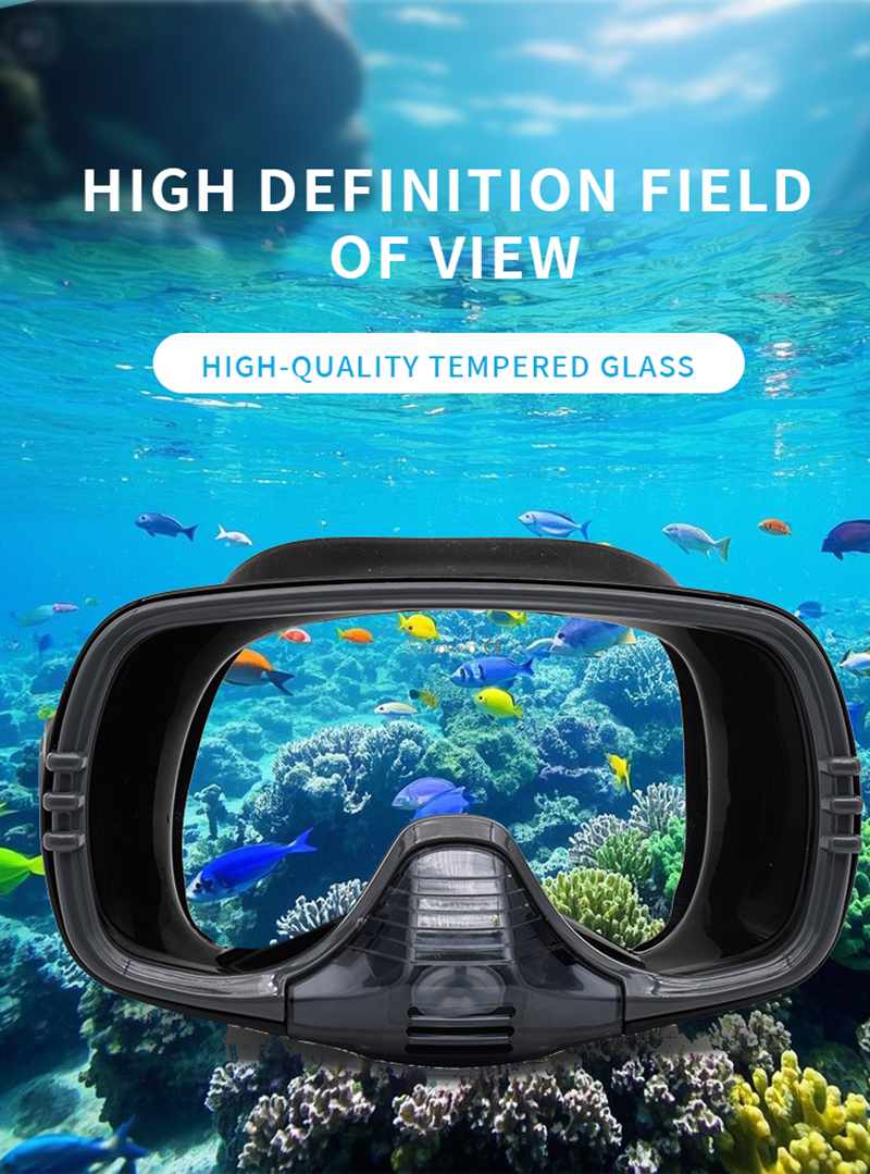 New Large Frame Diving Mask wi – обзор и цена Silicone Mask Bracket