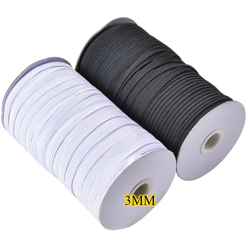 White Black 3mm Flat Elastic B – обзор и цена Mask Lanyard Adjustable