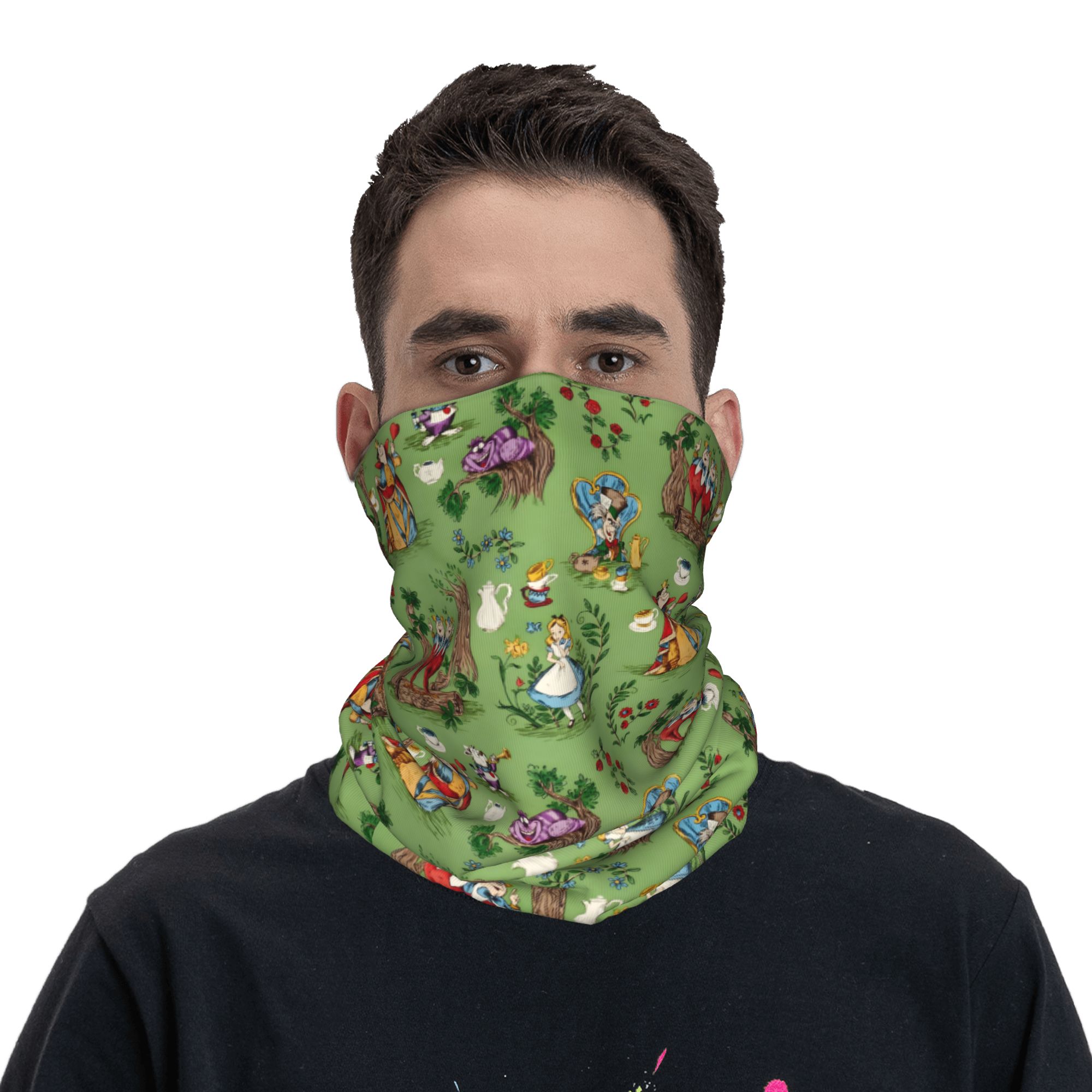 Custom A-Alice in W-Wonderland – обзор и цена Neck Gaiter Face Cover