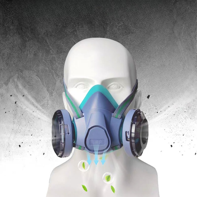 Dual Filter Silicone Half Face – обзор и цена Respirator Half Face