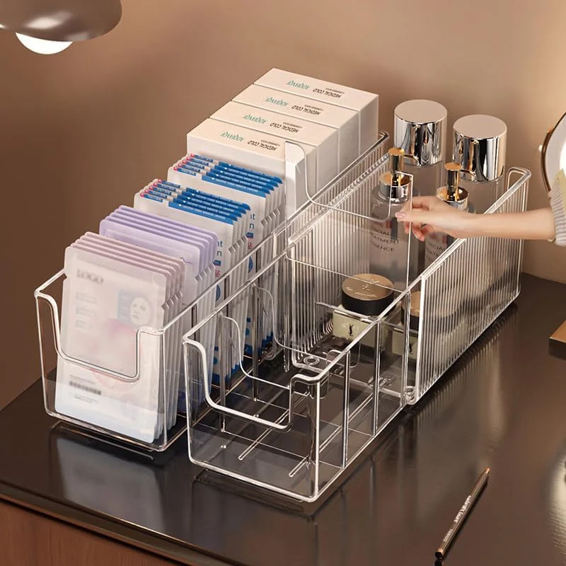 Extendable Acrylic Makeup Orga – обзор и цена Face Mask Storage Box