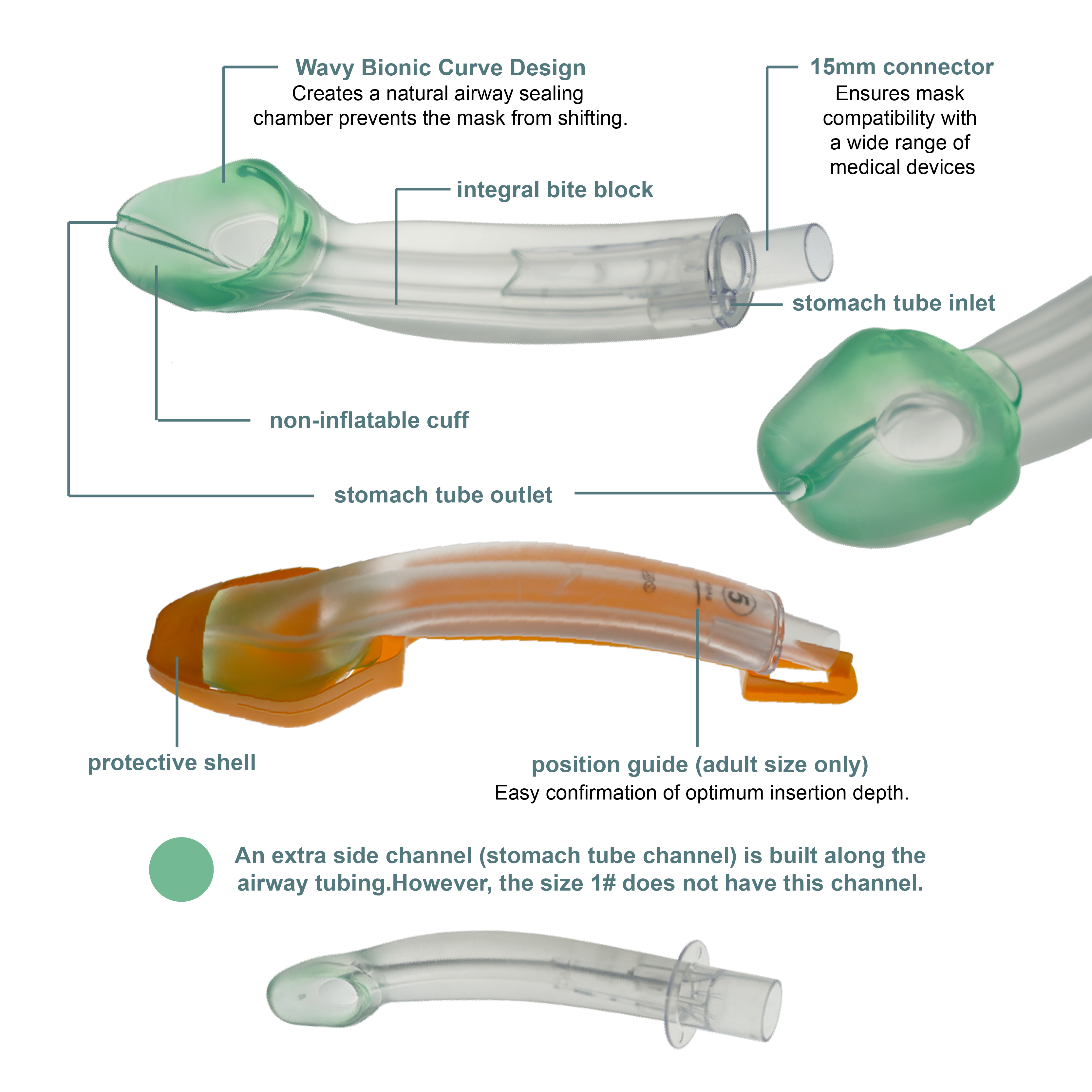 Non-inflatable Laryngeal Mask  – обзор и цена Disposable Surgical Mask