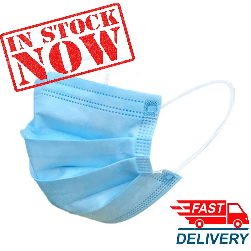 3-Layer Disposable Face Mask-A – обзор и цена Disposable Mask Blue