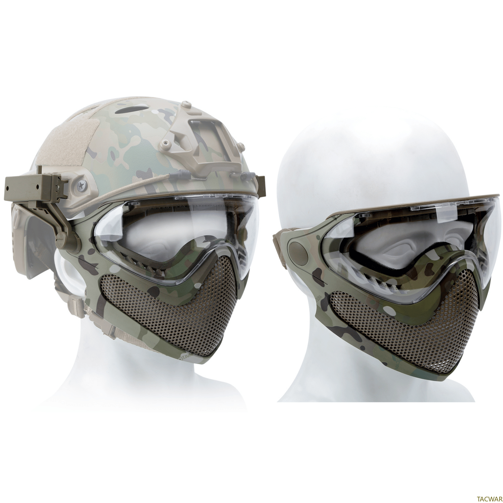 Airsoft Steel Mesh Mask Full F – обзор и цена Anti Pollution Mask