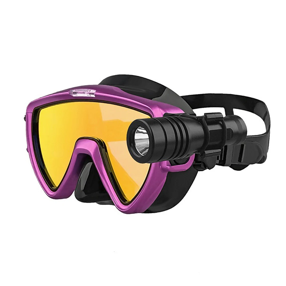 Scuba Diving Mask with flashli – обзор и цена Silicone Mask Bracket
