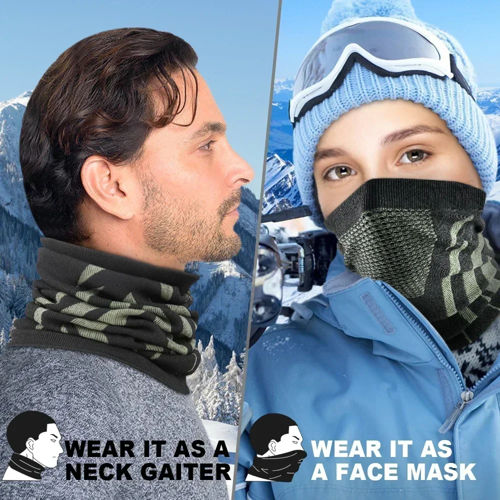 Winter Ring Tube Soft Bandana  – обзор и цена Neck Gaiter Face Cover